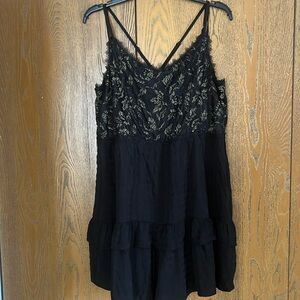 White birch romper. Looks like a skirt but is actually shorts